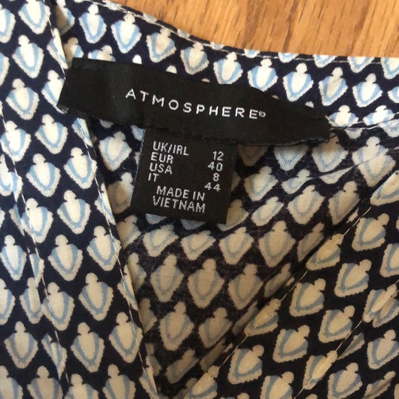 Primark Blue Patterned Tunic - Picture 3 of 3